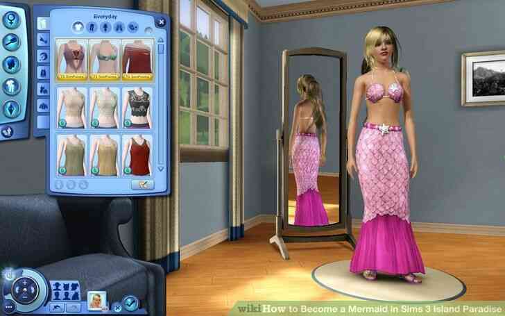 Image intitulée Devenir une Sirène dans les Sims 3 Île de rêve l